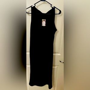 Black Midi Dress by Boohoo